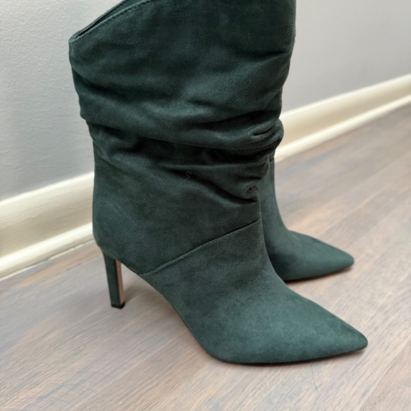 Jessica Simpson Faux Suede Emerald Boots 7.5 - Picture 5 of 10